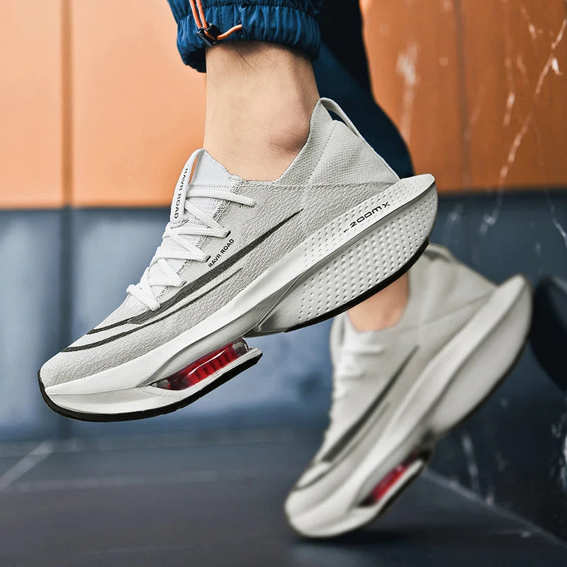 Marathon Air Cushion Casual Men Sports Running Shoes Breathable Lightweight Womens Comfortabl Athletic Nonskid Sneakers Footwear