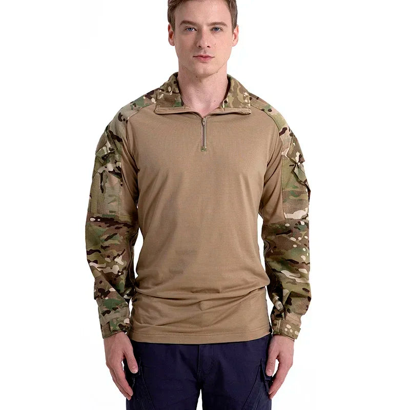 Tactical T-Shirts Airsoft Tactic Army Combat Shirts Paintball Hunting Clothes Breathable