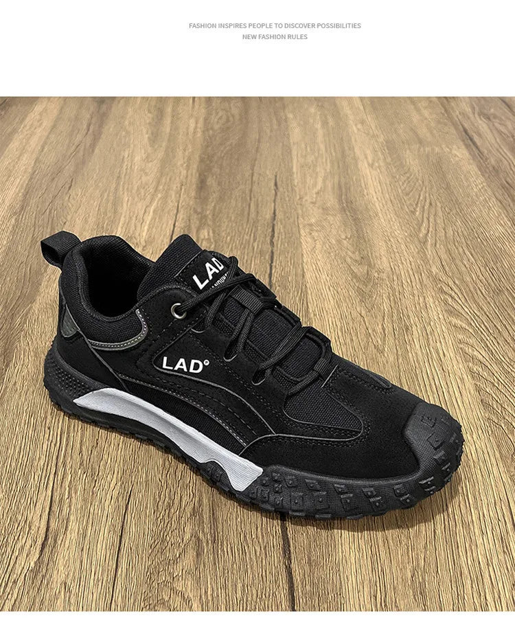 High Quality Men's Sneakers Classics Men Lace-up Shoe for Outdoor Breathable Hiking Shoes Comfortable Sneakers Male Safety Shoes
