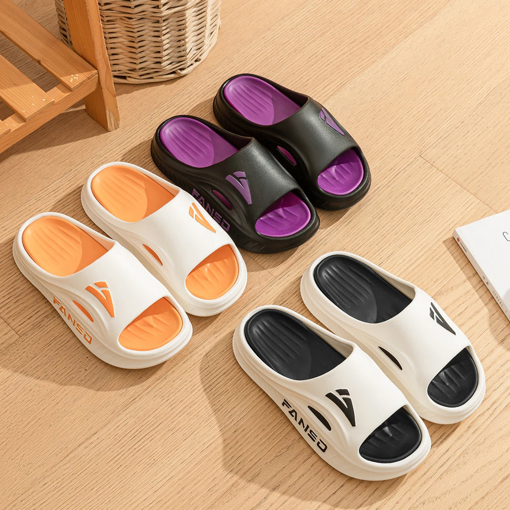 EVA Men Outdoor Slippers Sports Heightened Thick Bottom Slippers Comfortable Breathable Outdoor Slippers