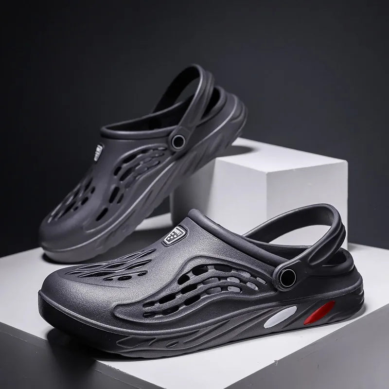 Male Slippers EVA Outdoor Vacation Simple Sandals Indoor Anti-slip Waterproof Clogs Off White Shose Summer Platform Shoes