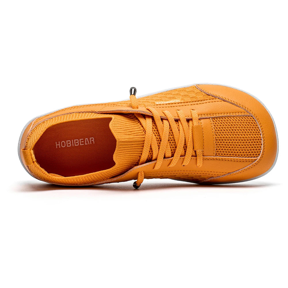 HOBIBEAR Men Barefoot Shoes Women Slip On Wide Toe Walking Sneaker | Zero Drop Sole | Lightweight Breathable Minimalist Shoes