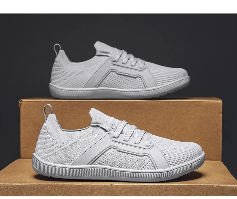 Wide Toe Sports Shoes for Men and Women Unisex Barefoot Sneakers for Hiking Yoga and Daily Wear Comfortable and Breathable