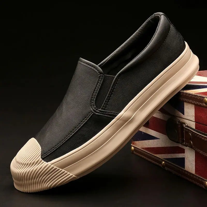 Man Casual Shoe Flat Classic Original Retro Leather Shoes for Men Adults High Quality Fashion Low Price Shipping Free Designer