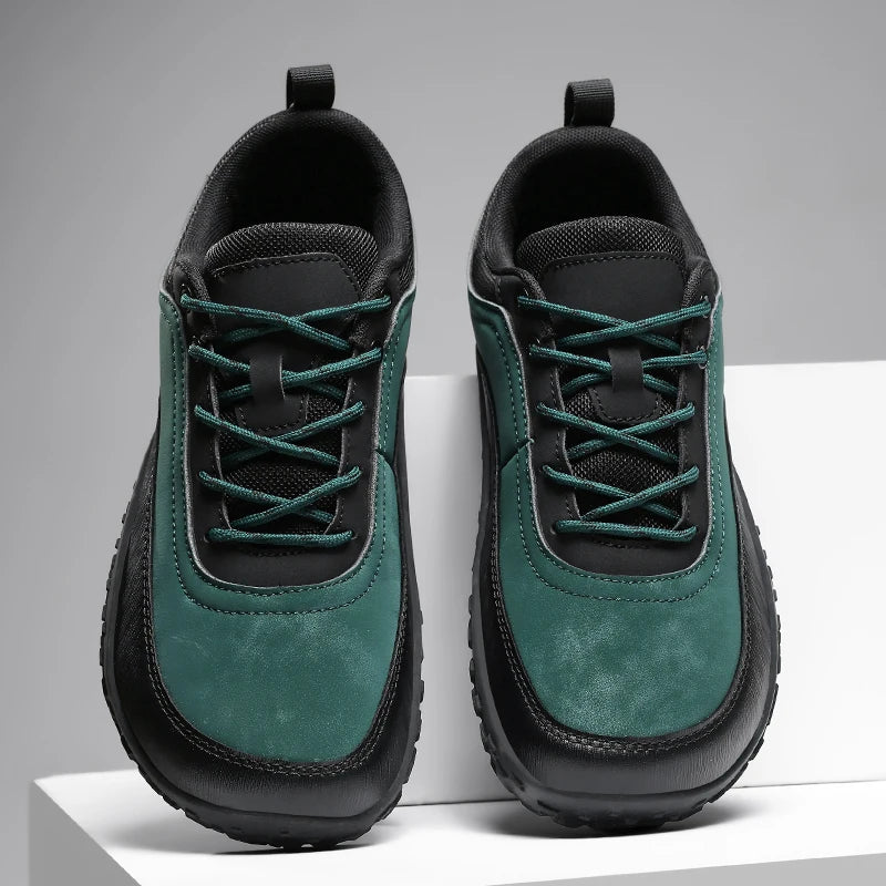 VENOCON Barefoot Minimalist Men's Stylish Style Casual Shoes Sneakers With Wide Nose Toe Box Walking Hiking Trail Footwear Man