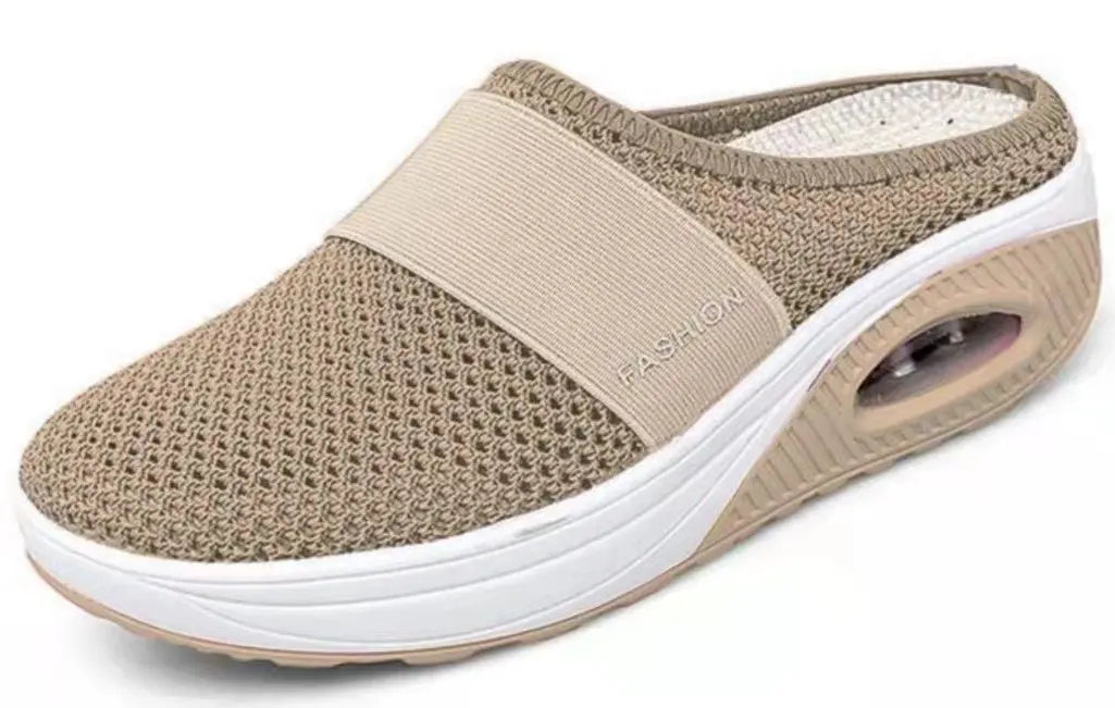 Slippers Women Wedge Premium Slippers Vintage Anti-slip Casual Female Platform Retro Shoes Plus Size Orthopedic Diabetic Sandals