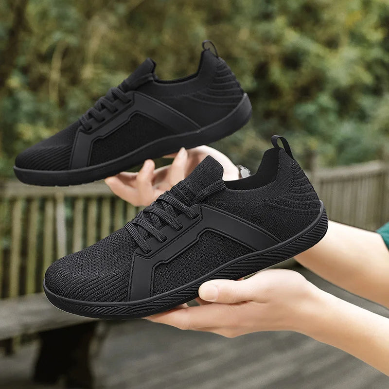 Wide Toe Sports Shoes for Men and Women Unisex Barefoot Sneakers for Hiking Yoga and Daily Wear Comfortable and Breathable