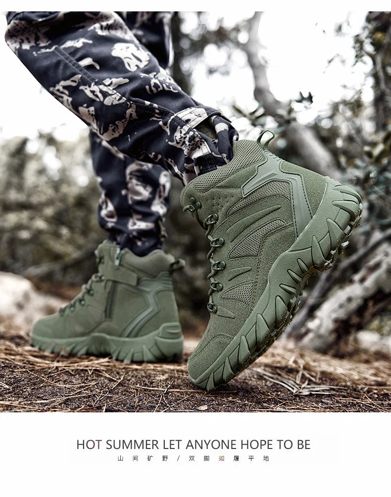 New Men's Boots Outdoor Hiking Boots Men Winter Desert Boots Motocycle Boots Zapatos Hombre