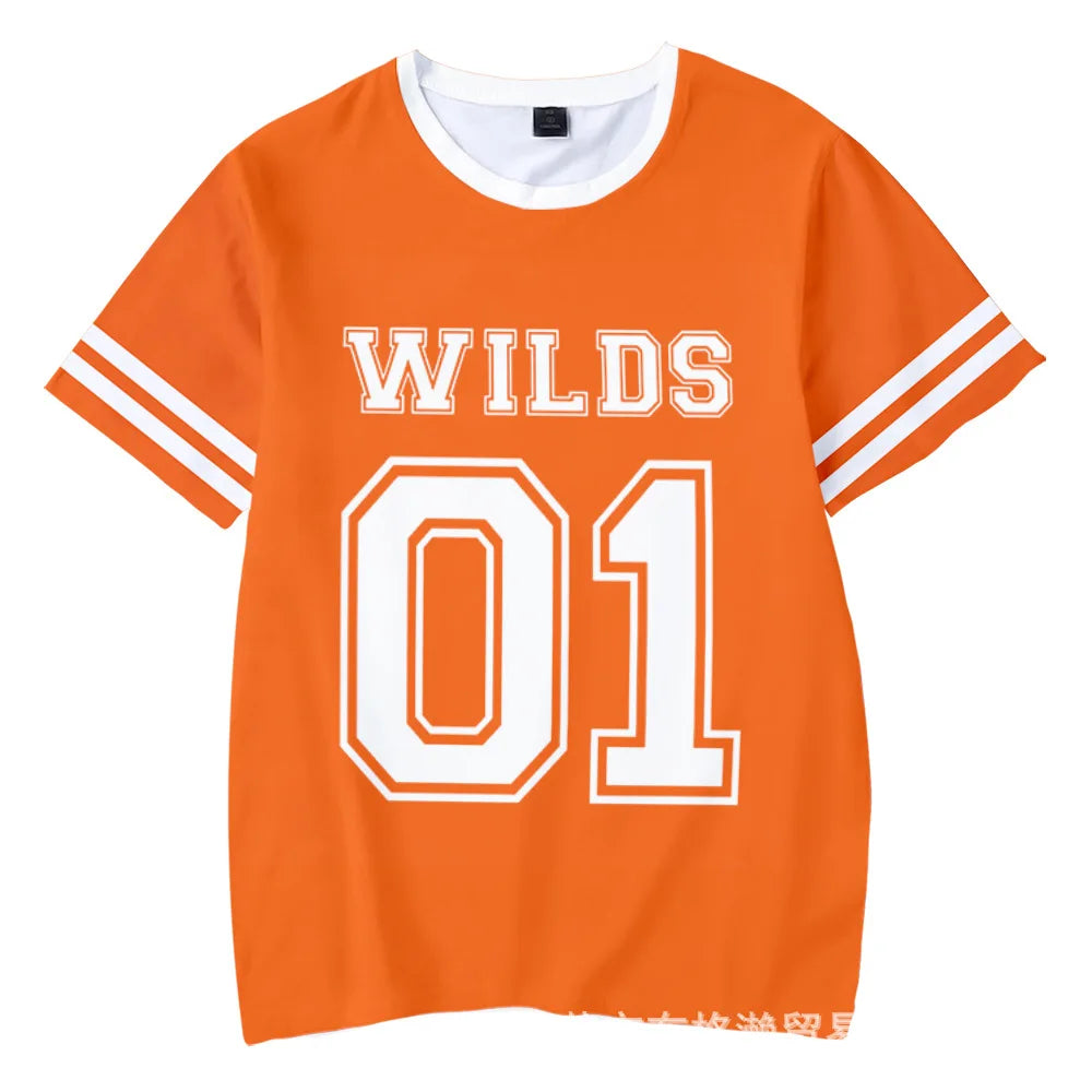 New The Foxhole Court Palmetto State Foxes Lacrosse Jersey Cosplay WILDS MINYARD 3D T-shirt Men/Women Graphic Tees Streetwear