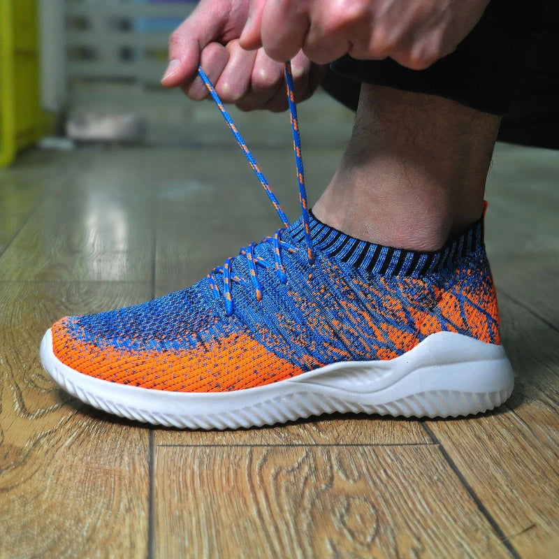 2025 New Men's Casual Shoes Breathable Outdoor Running Shoe Lace Up Lightweight Mens Vulcanized Shoes Plus Size Trend Men Shoes