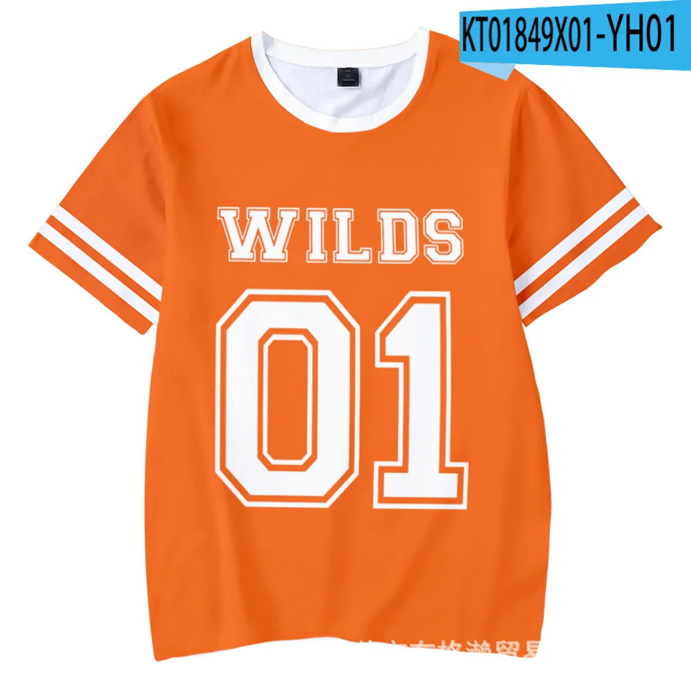 New The Foxhole Court Palmetto State Foxes Lacrosse Jersey Cosplay WILDS MINYARD 3D T-shirt Men/Women Graphic Tees Streetwear