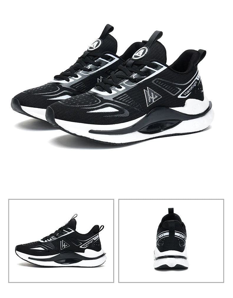 Lightweight Breathable Running Shoes Men Popcorn Shock Absorption Sneakers Flexible Anti Slip Outdoor Sports Shoes Summer Autumn