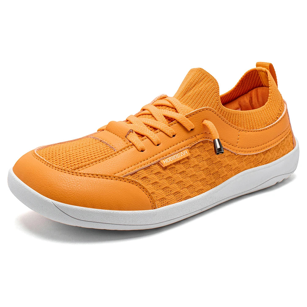 HOBIBEAR Men Barefoot Shoes Women Slip On Wide Toe Walking Sneaker | Zero Drop Sole | Lightweight Breathable Minimalist Shoes