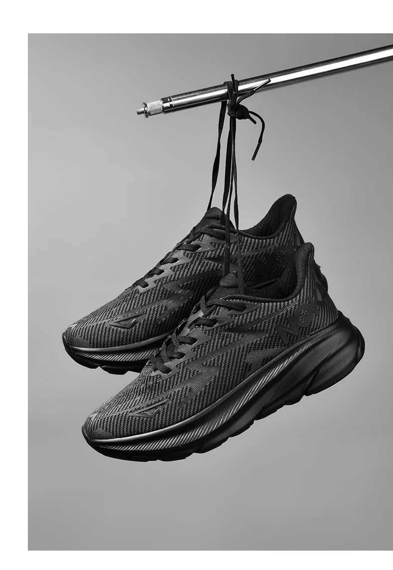 Men Sports Running Shoes Casual Carbon Plate Marathon Breathable Lightweight Women's Comfortable Athletic Nonskid Sneakers