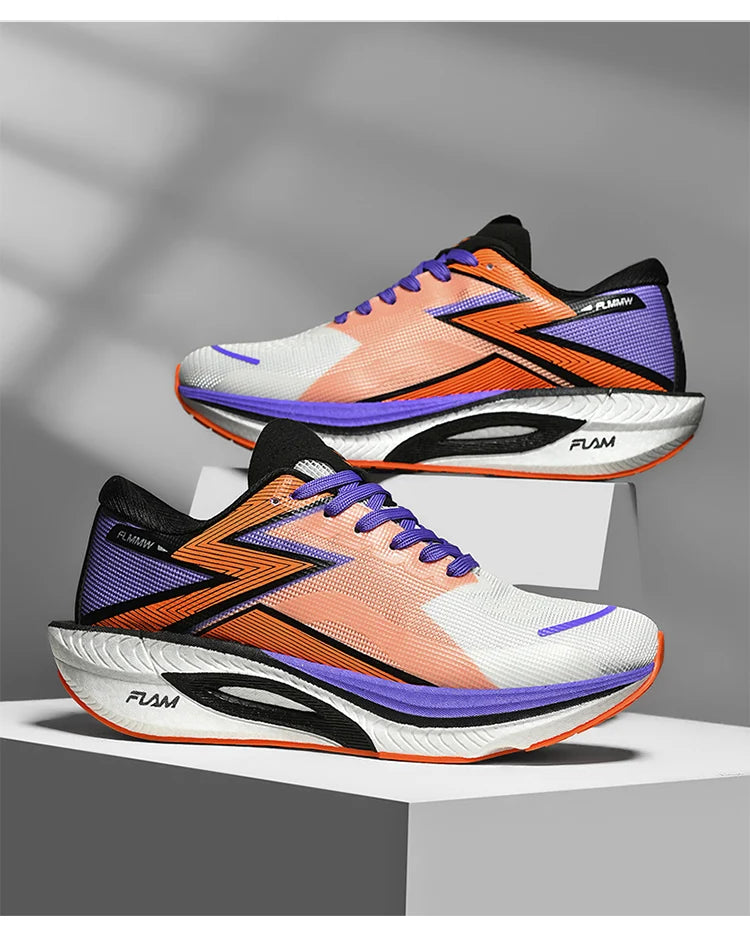 Running Shoes Carbon Board Speciality Marathon Men Sports Breathable Lightweight Women's Comfortable Athletic Nonskid Sneakers