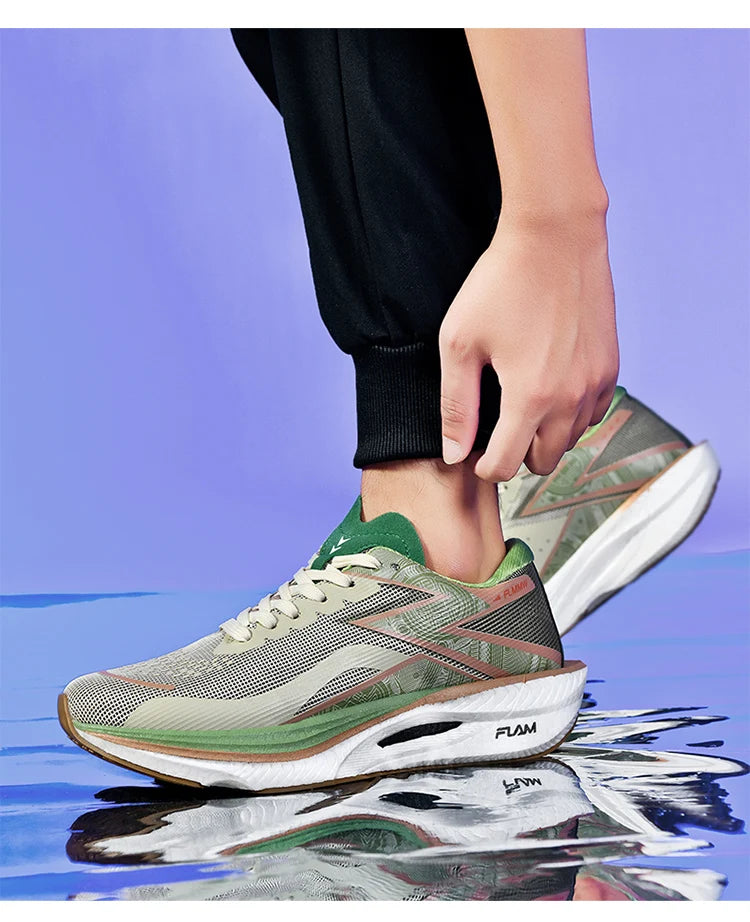 Running Shoes Carbon Board Speciality Marathon Men Sports Breathable Lightweight Women's Comfortable Athletic Nonskid Sneakers