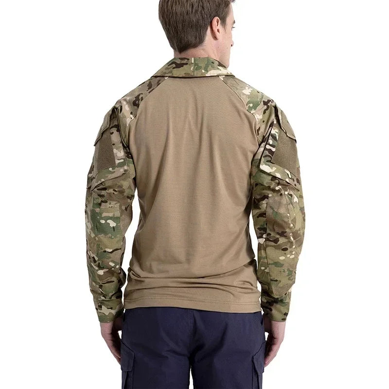 Tactical T-Shirts Airsoft Tactic Army Combat Shirts Paintball Hunting Clothes Breathable