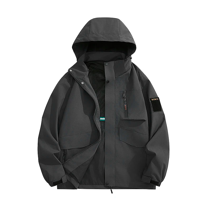 Plus Size Men's Waterproof Hiking Jackets S-8XL Windproof Windbreaker Coat Breathable Fishing Camping Trekking Jacket Clothing