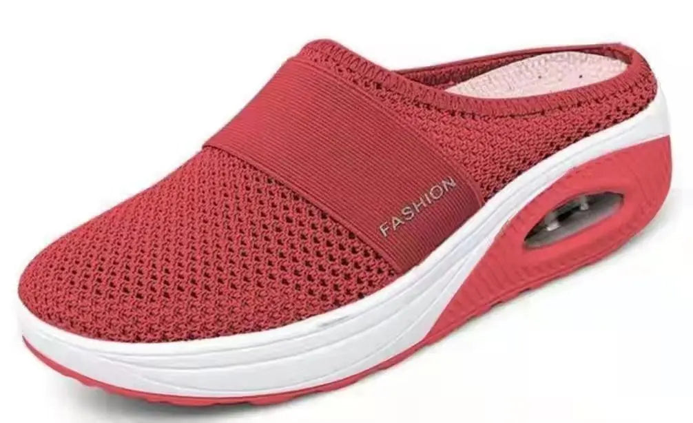 Slippers Women Wedge Premium Slippers Vintage Anti-slip Casual Female Platform Retro Shoes Plus Size Orthopedic Diabetic Sandals