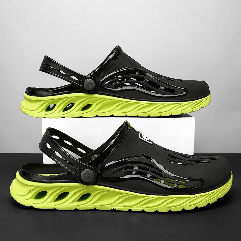 Summer Comfortable Men's Garden Clogs Male Outdoor EVA Injection Clogs Casual Sandal Men Beach Slippers Water Shoes Pool Sandals
