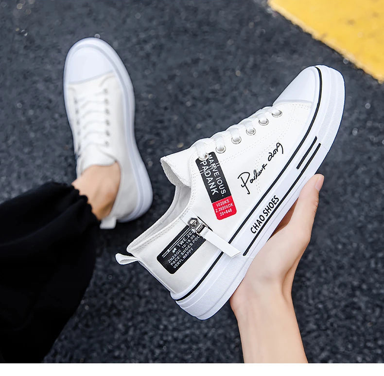 Fashion Men's Canvas Shoes Summer Breathable Men Casual Shoes Outdoor High Quality Sneakers Comfortable Low-Top Men tennis Shoes