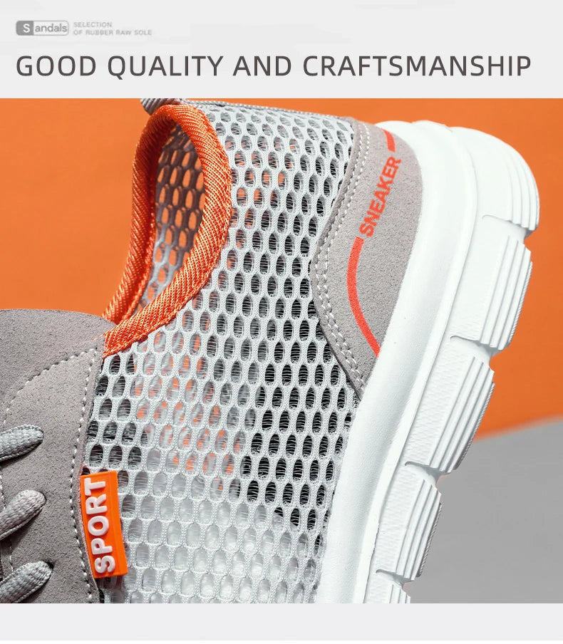 Men Shoes Spring Summer Soft Loafers Walking Shoes Lightweight Mesh Casual Shoes Men Sneakers Tenis Masculino Zapatillas Hombre