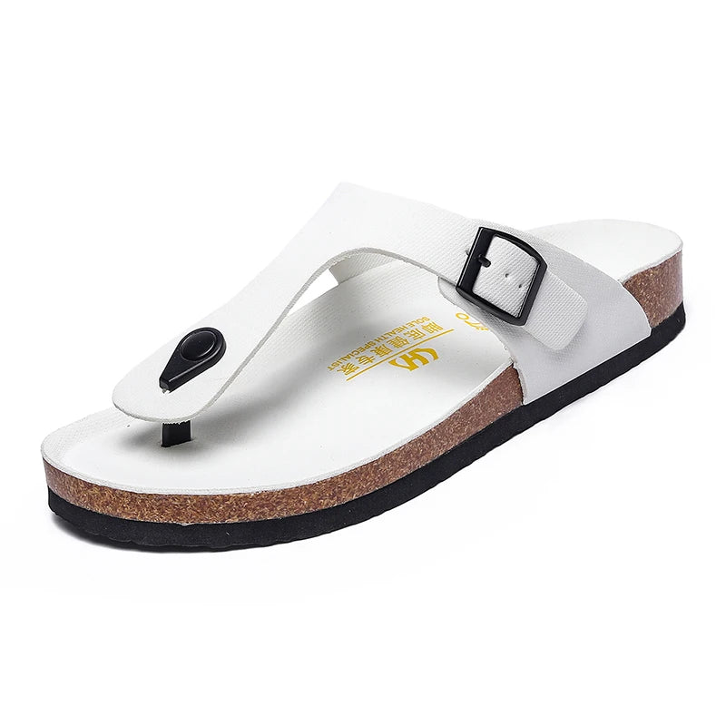 Big Size Mens Flip Flops Microfiber Leather Slippers Clogs Chanclas Hombre Chinelo Masculino Claquette Homme Summer Casual Shoes