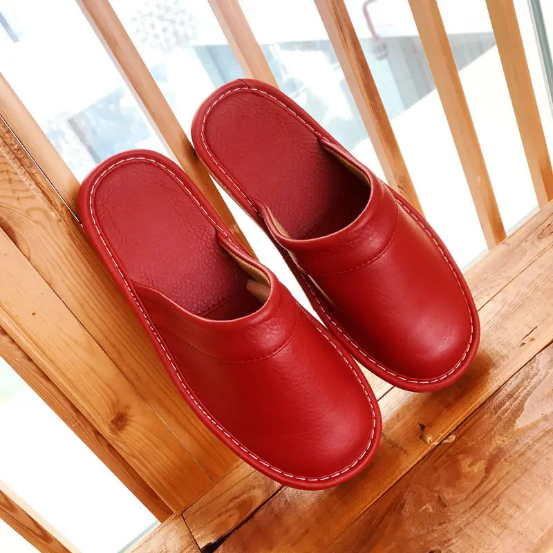 Inexpensive slippers house men indoor slides shoes big size 47 48 man mules closed toe faux leather slippers unisex couple shoes