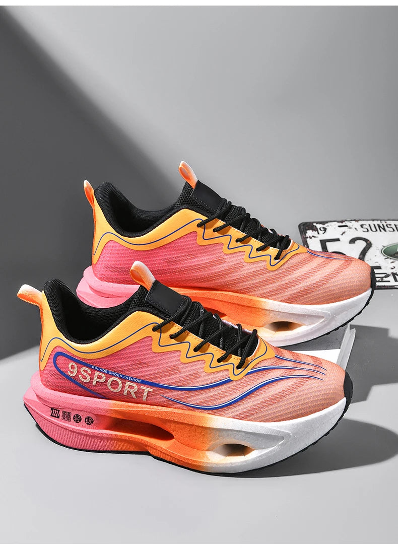 Running Shoes Carbon Board Speciality Marathon Men Sports Breathable Lightweight Women's Comfortable Athletic Nonskid Sneakers