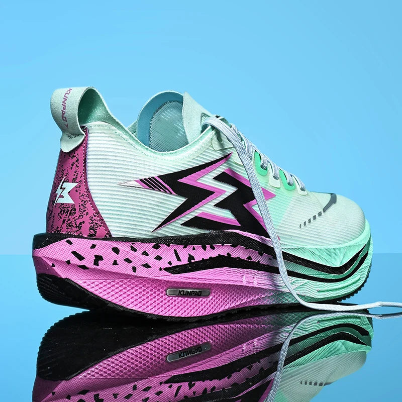 Men Running Shoes Marathon Carbon Board Speciality Sports Breathable Lightweight Women's Comfortable Athletic Nonskid Sneakers