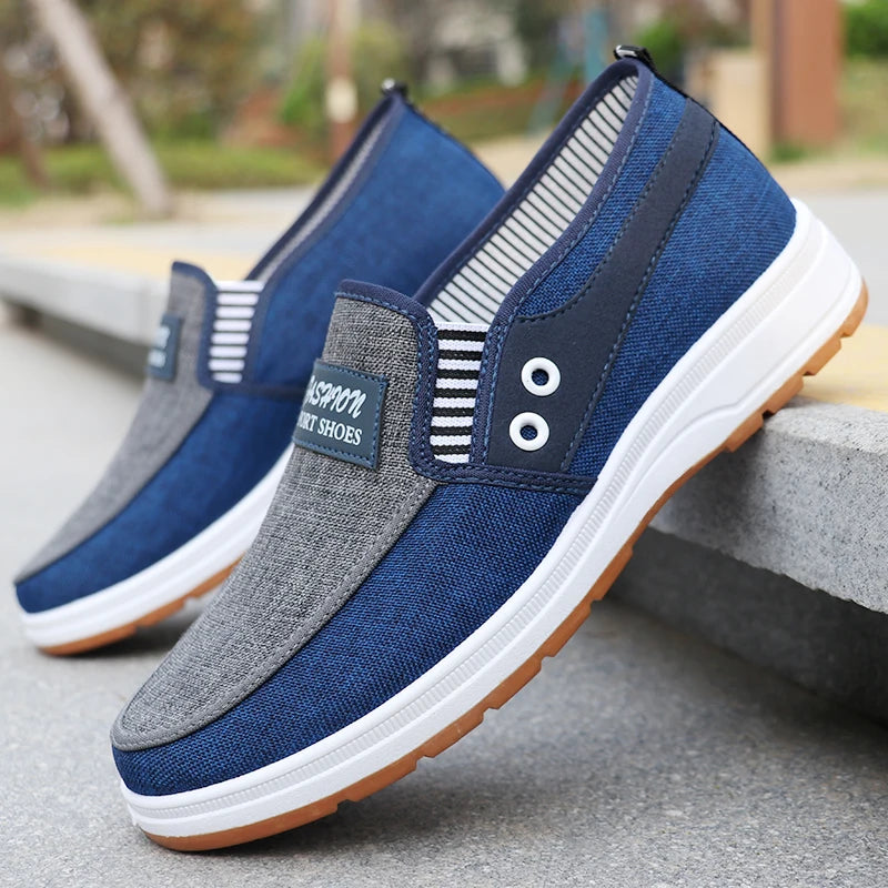 Men's Fashionable Solid Knitted Running Shoes - Lightweight, Breathable, and Non-Slip - Perfect Sports Shoes for Outdoor Adventures