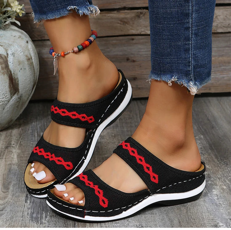 Customizable 2025 New UZZDSS Women Sandals Orthopedic Slippers Summer Shoes Tailor-made Suits WTX372803