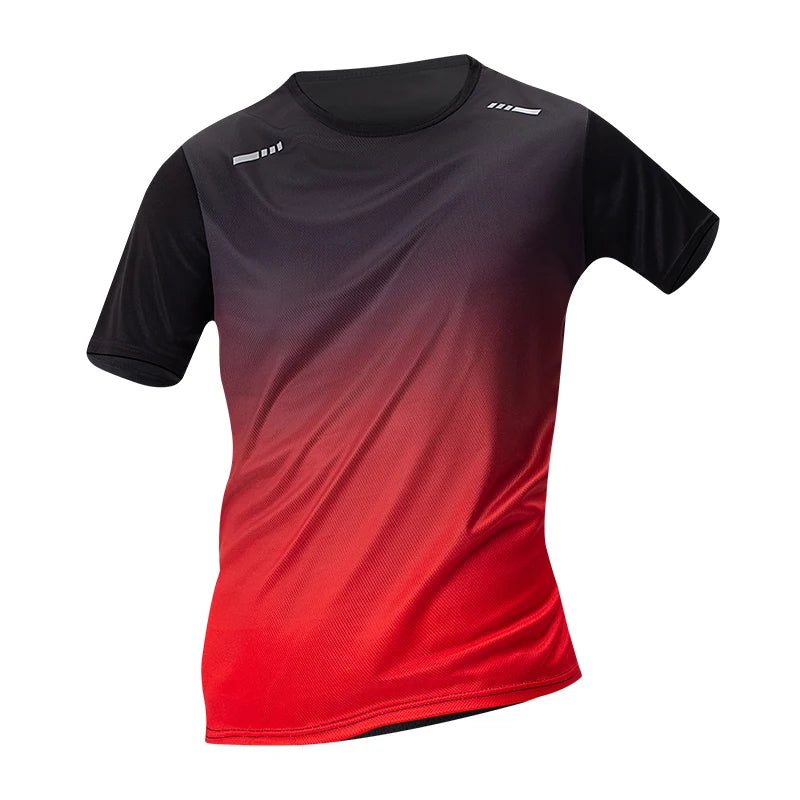 4/1/2 Pack Men's Gradient Quick-drying Sportswear Teenagers Leisure Joker Short-sleeved Multi-size Mixed-color Running Fitness T