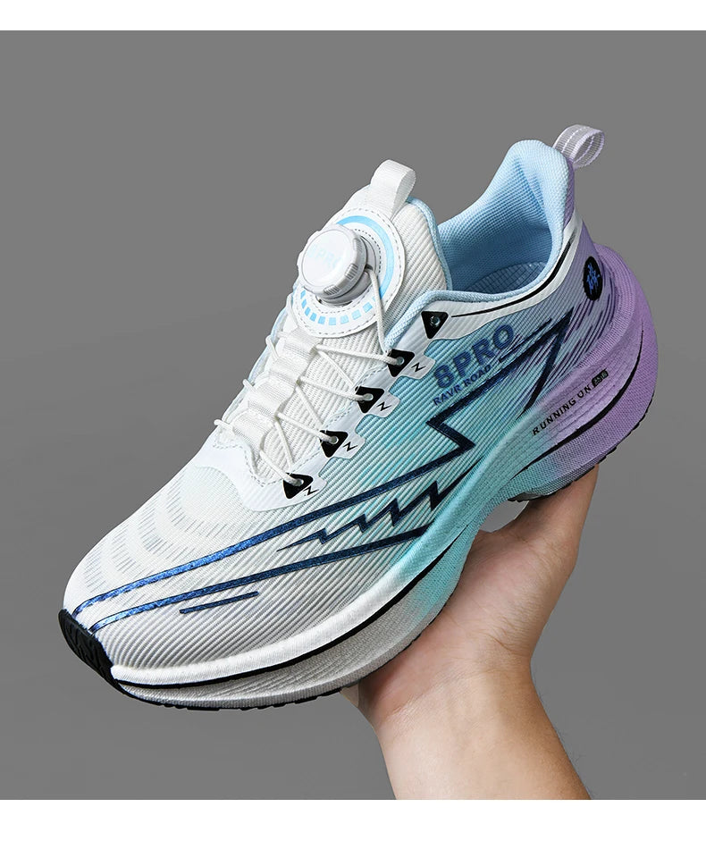 Athletic Running Shoes Men Professional Carbon Board Marathon Sports Breathable Lightweight Women Comfortable Casual Sneakers