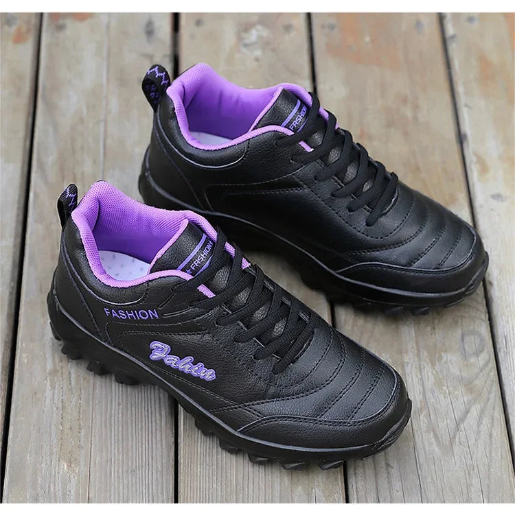 New 2025 Autumn Winter Sneakers Women Comfort Soft Sole Non Slip Casual Shoes for Women PU Waterproof Sport Shoes Zapatillas