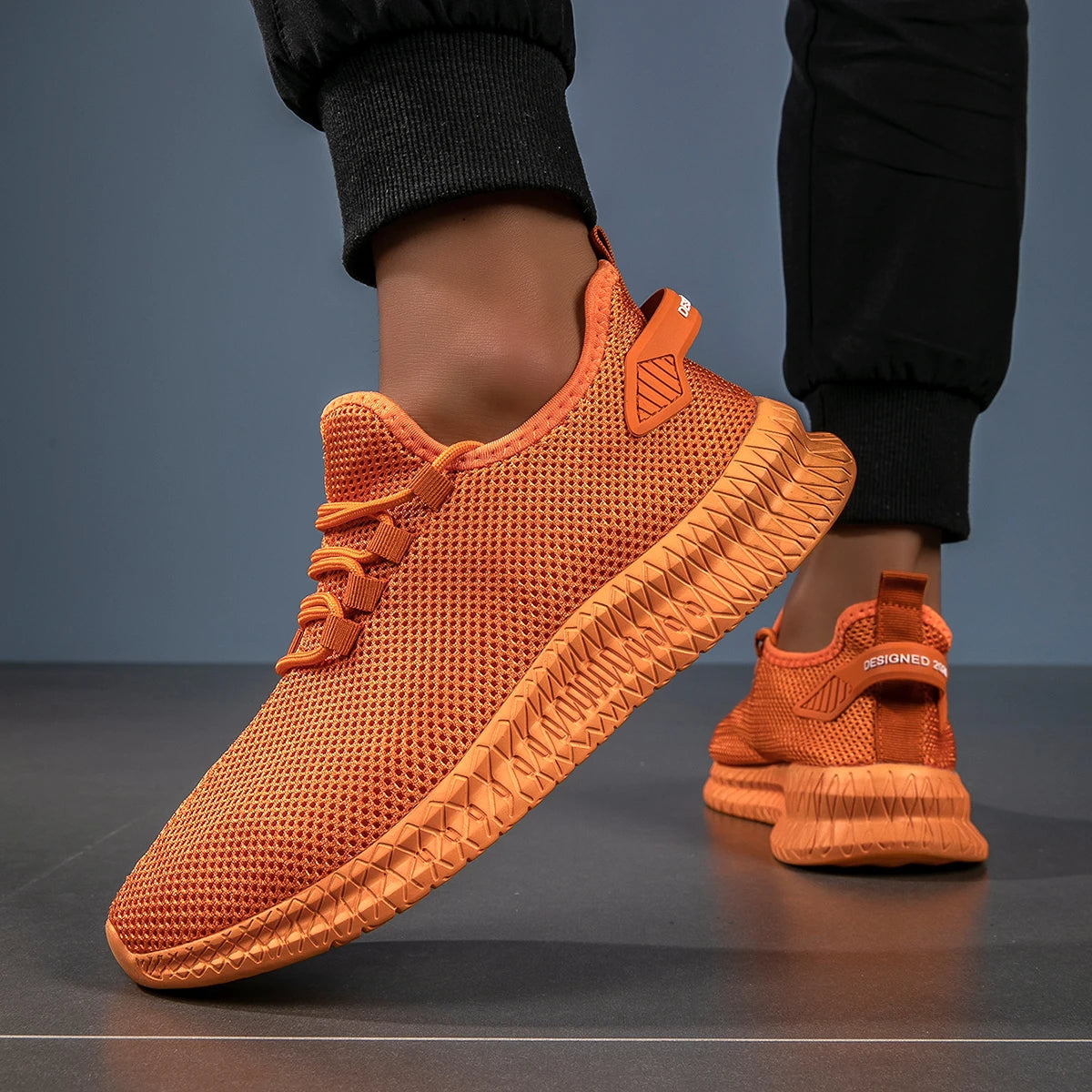 YRZL Mens Running Breathable Lightweight Sneakers Men Casual Sports Shoes Anti Slip Walking Shoes Comfortable Gym Training Shoes