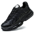 Air Cushion Safety Shoes Men Steel Toe Sneaker Puncture Proof Sport Work Shoes Man Safety Boots Black Male Work Boots Plus Size