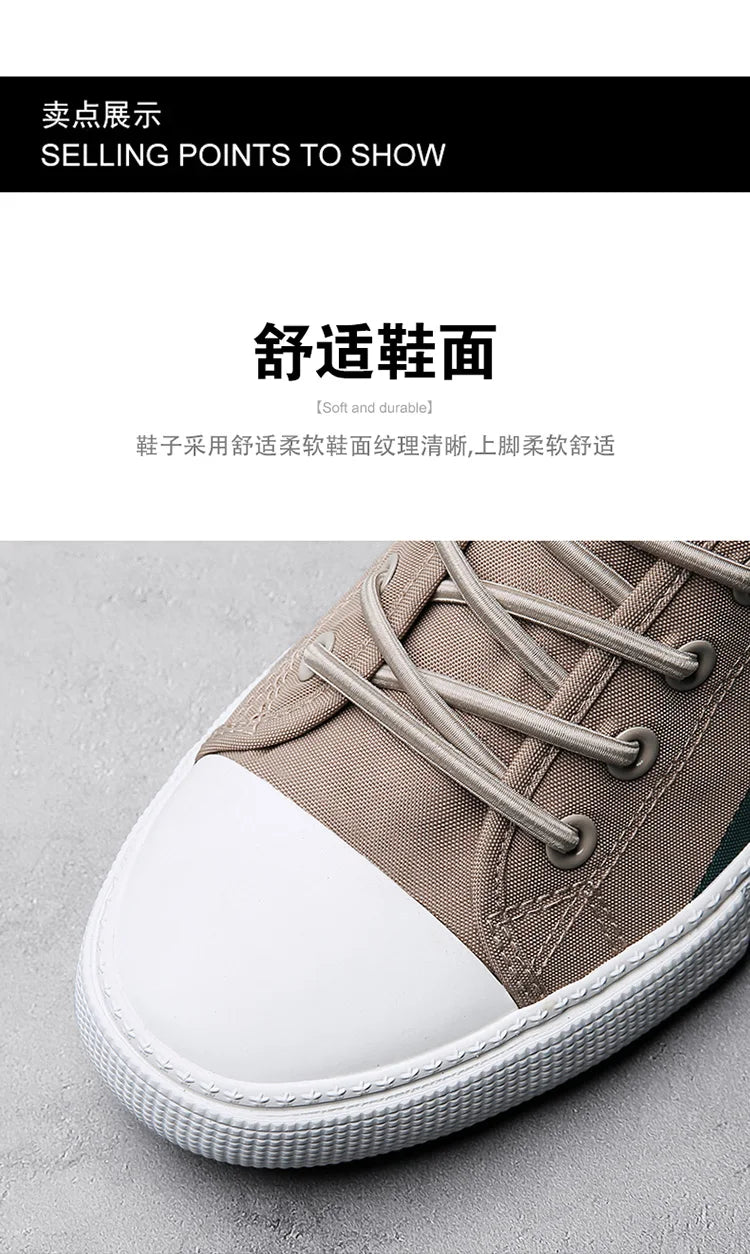 Men Sneakers Casual Shoes Men Flat Brand Fashion Canvas Shoes Comfortable Driving Tennis Sports Shoes Student