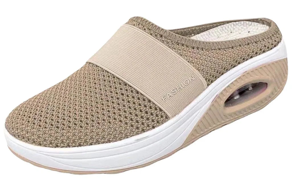 Slippers Women Wedge Premium Slippers Vintage Anti-slip Casual Female Platform Retro Shoes Plus Size Orthopedic Diabetic Sandals