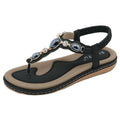 Summer New woman sandals Fashion Flats Women Casual Beach Shoes Women's Bohemia Style Leisure sandals Large Size 36-42