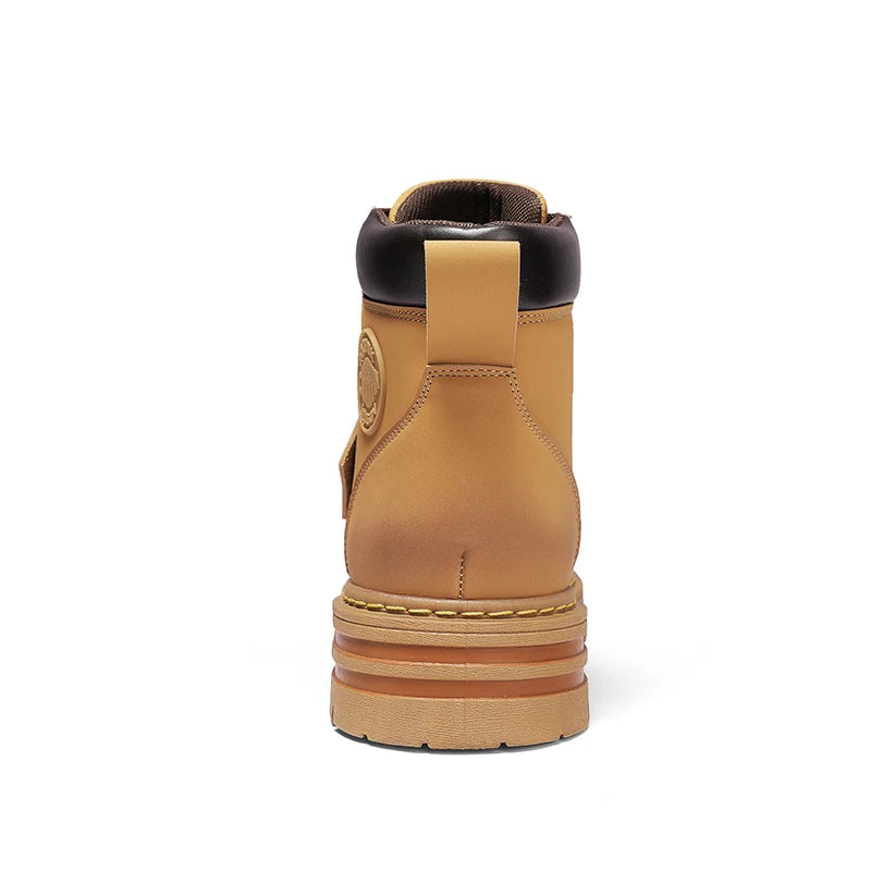 2026 Winter Ankle Boots Men's Boots Outdoor Yellow Boots Classic Design High Top Men Casual Shoes Botas Para Hombre