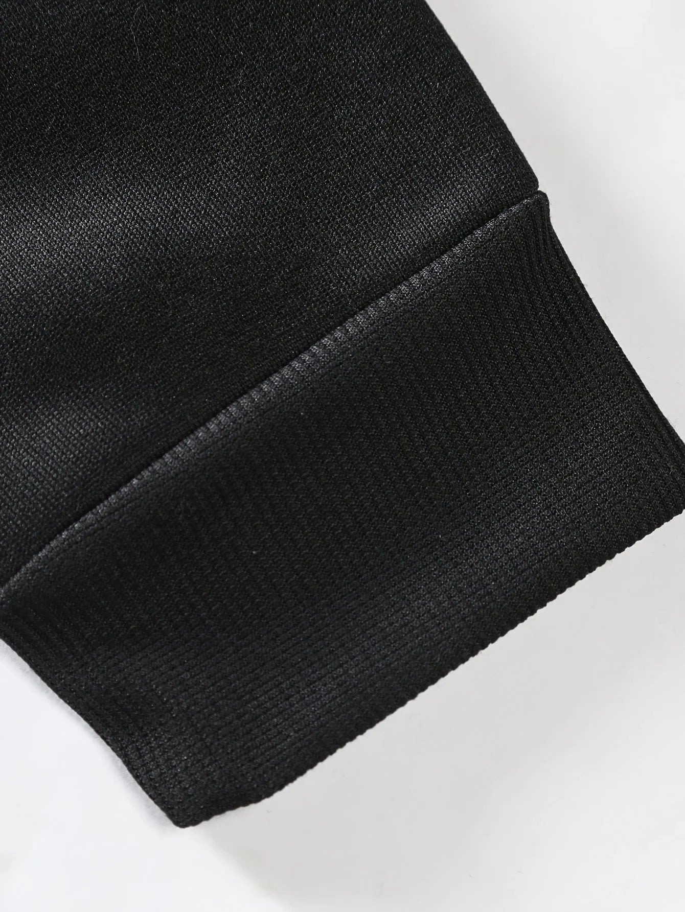 Black round Neck Sweatshirt Men's Casual Fashion Solid Color Sporty Loose Fit Spring Autumn Wear for Teenagers And Adults