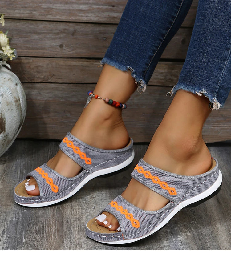 Customizable 2025 New UZZDSS Women Sandals Orthopedic Slippers Summer Shoes Tailor-made Suits WTX372803
