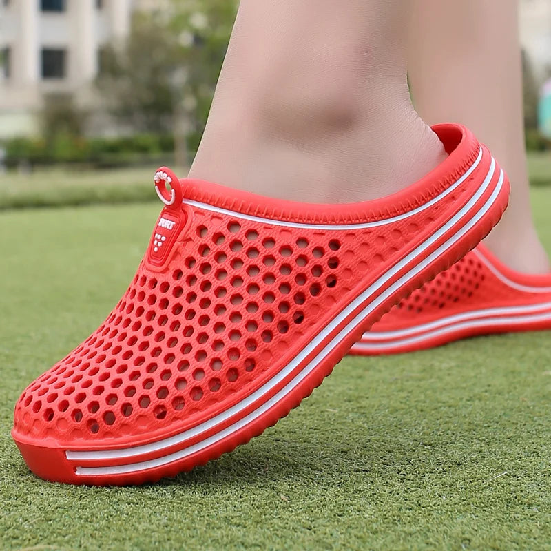 YRZL Men Slippers Lightweight Breathable Fashion Women Shower Slipper High Quality Beach Couple Flip Flop Swimming Shoes