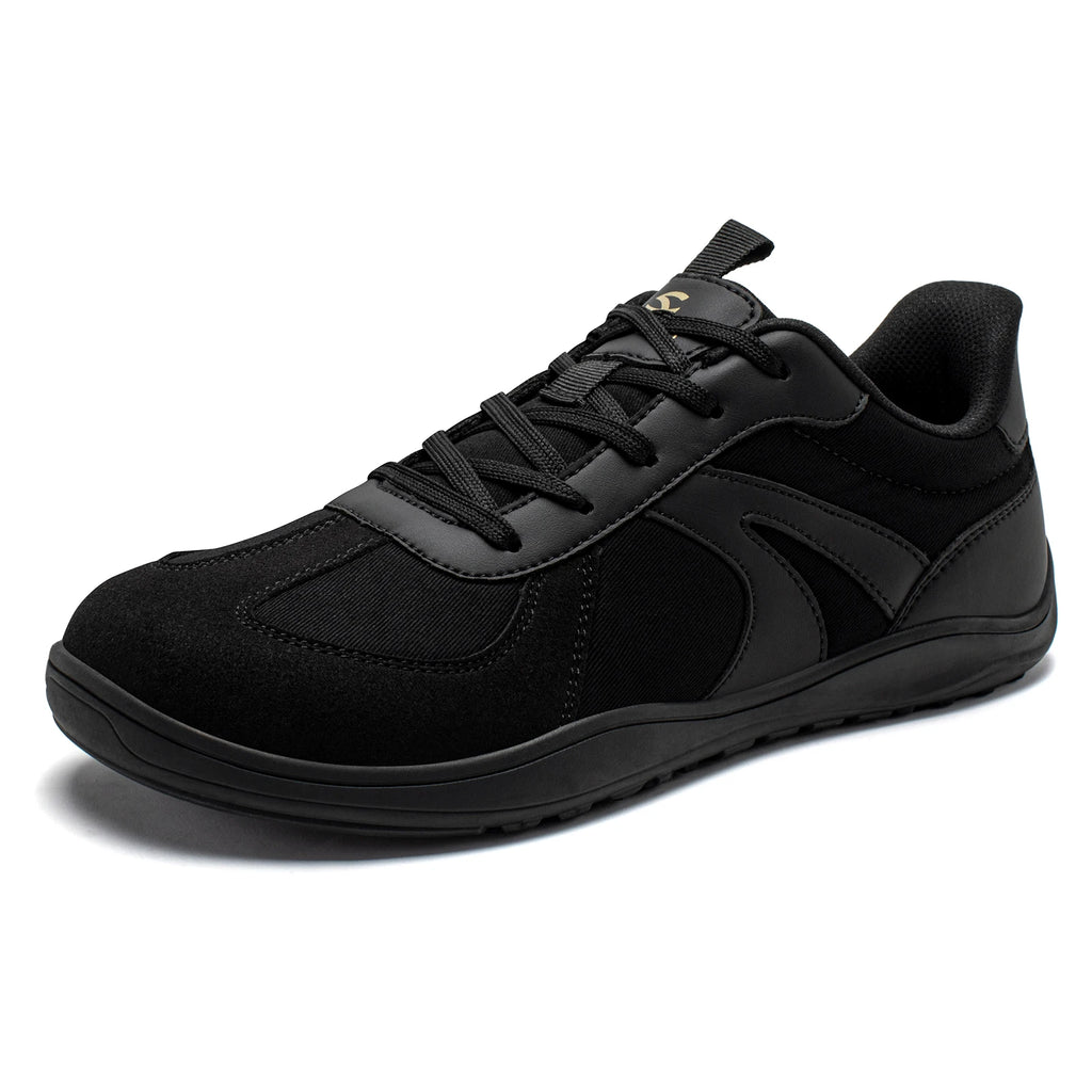 HOBIBEAR Wide Toe Barefoot Shoes Mens Womens Zero Drop Minimalist Sneakers Retro Outdoor Walking Shoes