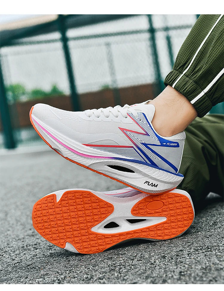 Running Shoes Carbon Board Speciality Marathon Men Sports Breathable Lightweight Women's Comfortable Athletic Nonskid Sneakers