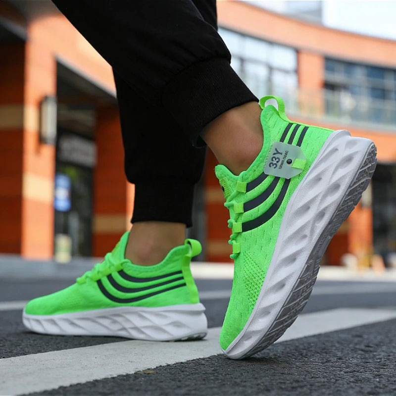Casual Sports Running Shoes for Men Lightweight Casual Sports Shoes Comfort Athletic Nonskid Sneakers Outdoor Tenis Para Hombre