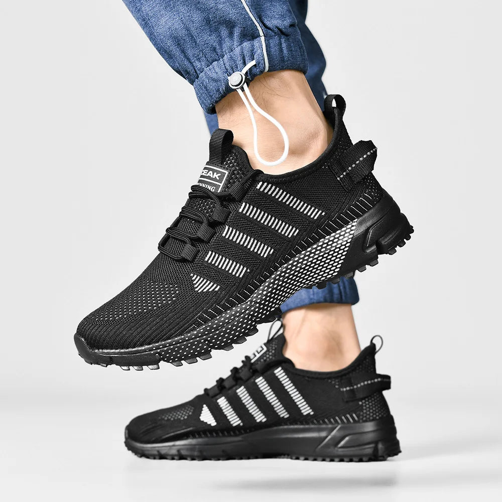 Men's lightweight sneakers summer new breathable anti-slip outdoor racing running shoes fashion Joker student speed sports shoes