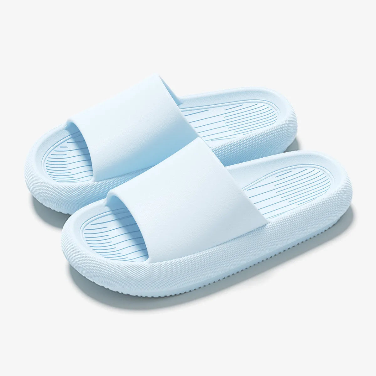 Big Size 48 49 Men Slippers Women Soft EVA Platform Thick Sole Slides Summer Beach Sandals Couples Home Anti-Slip Bathroom Shoes