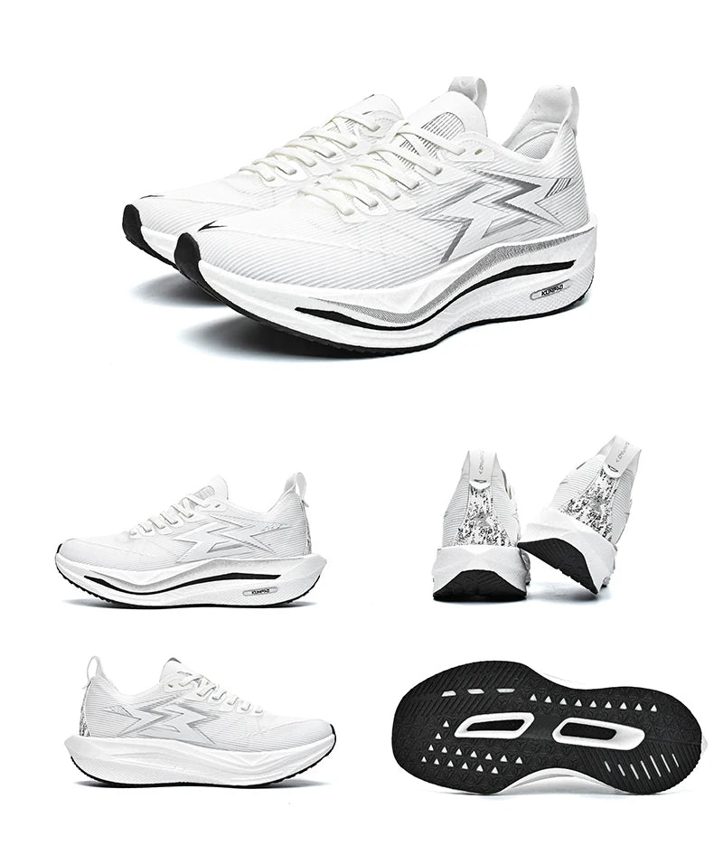 Men Running Shoes Marathon Carbon Board Speciality Sports Breathable Lightweight Women's Comfortable Athletic Nonskid Sneakers